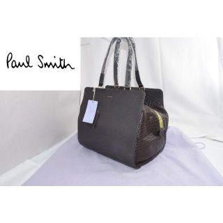 ポールスミス(Paul Smith)の新品未使用☆Paul Smith 牛革 ショルダーバック ネイビー☆男女兼用(ショルダーバッグ)