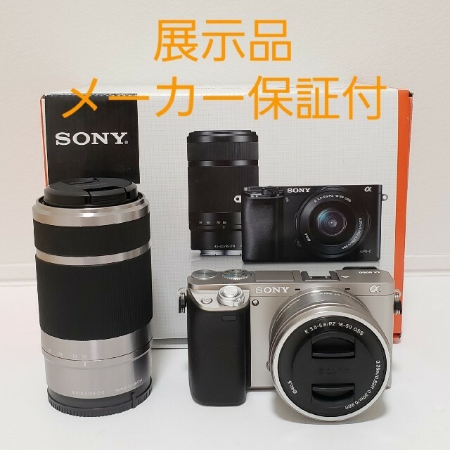 最安値 SONY SONY ILCE-6000Y(S) ILCE−6000 ミラーレス一眼