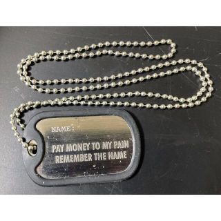 Pay money to my pain PTP ドッグタグ 限定品タレントグッズ