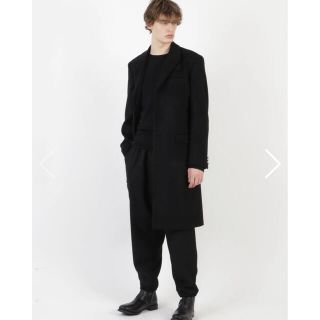 ヨウジヤマモト(Yohji Yamamoto)のヨウジヤマモトオム カシミヤビーバードクタージャケット(チェスターコート)