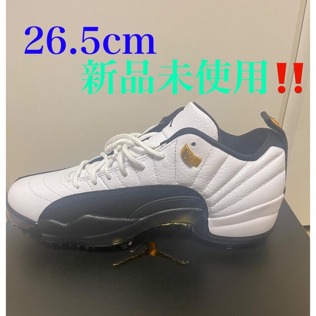 新品】AIR JORDAN 12 ゴルフシューズ 26.5cm 新品】AIR JORDAN 12 ゴルフシューズ 26.5cm