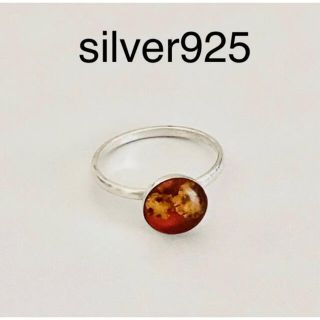 シルバー 925 刻印 指輪 リング アクセサリー フラワー レジン 花(リング(指輪))