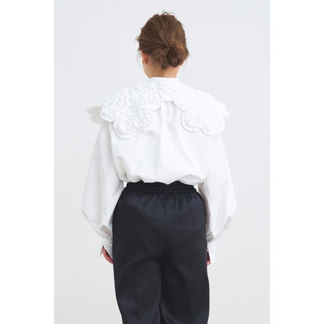 新品未使用】yori ホイップカラーブラウス 38 トップス トップス