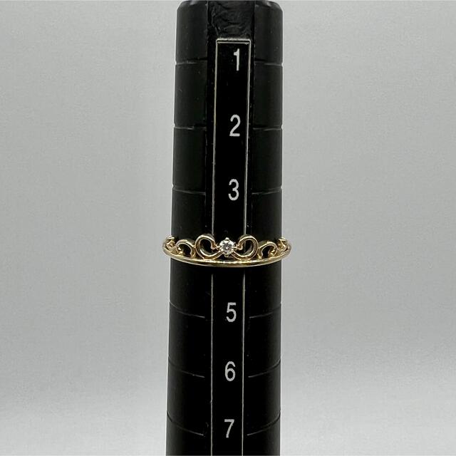 ダイヤモンド リング K10 レディースのアクセサリー(リング(指輪))の商品写真