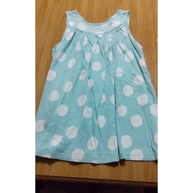 hakka kids(ハッカキッズ)のhakka kids  カットソーチュニック  ノースリーブ キッズ/ベビー/マタニティのキッズ服女の子用(90cm~)(Tシャツ/カットソー)の商品写真