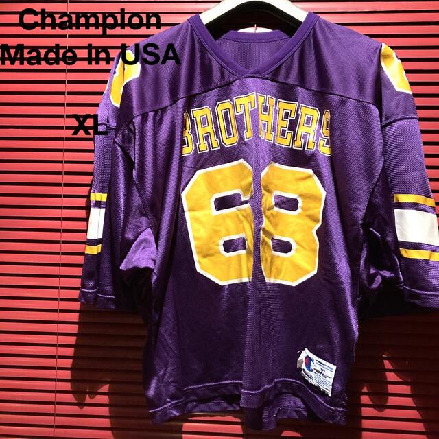 Champion(チャンピオン)の【USA製】チャンピオン アメフト ゲームシャツ ユニフォーム NFL メンズのトップス(Tシャツ/カットソー(半袖/袖なし))の商品写真