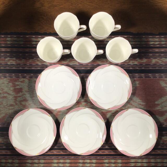 Noritake - ノリタケ 『CHIFFON』 C&S 小皿 5組 大皿の通販 by Noritake - ノリタケ 『CHIFFON』 C&S 小皿 5組 大皿の通販 by