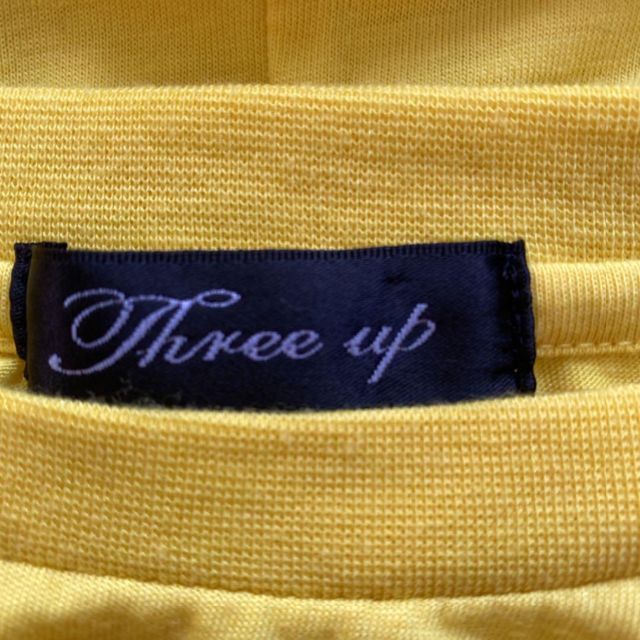 ゆるだぼ  ドルマンスリーブ イエローカットソー  春夏 ビタミンカラー レディースのトップス(Tシャツ(半袖/袖なし))の商品写真