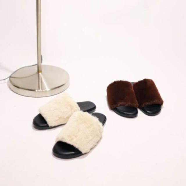 TODAYFUL(トゥデイフル)のtodayful fur frat shoes♡ungrid,zara,iena レディースの靴/シューズ(サンダル)の商品写真