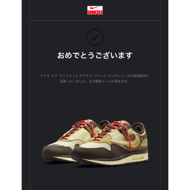 第一ネット Scott Travis - NIKE × 27.5 1 Max Air Nike スニーカー