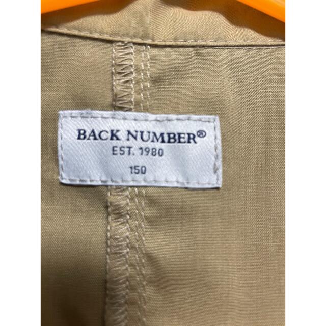 BACK NUMBER(バックナンバー)のback number 150cm 半袖シャツワンピース キッズ/ベビー/マタニティのキッズ服女の子用(90cm~)(ワンピース)の商品写真