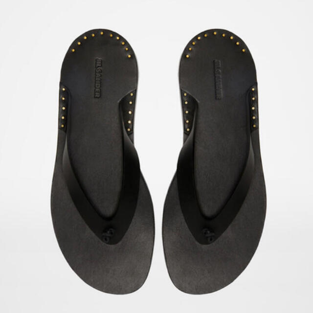 JIL SANDER ジルサンダー フラットトゥ ポストサンダル-