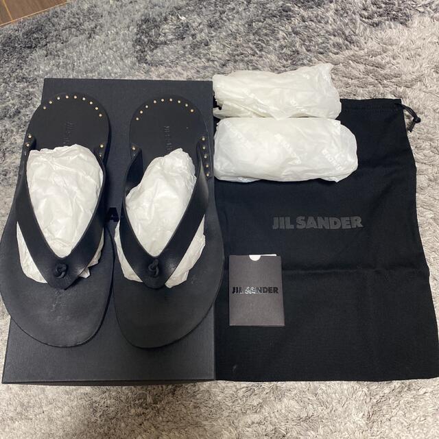 JIL SANDER ジルサンダー フラットトゥ ポストサンダル