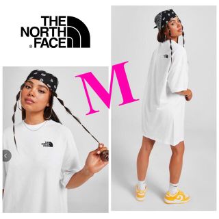 ザノースフェイス(THE NORTH FACE)の★海外限定★ The North Face T-shirt dress 白M(Tシャツ(半袖/袖なし))