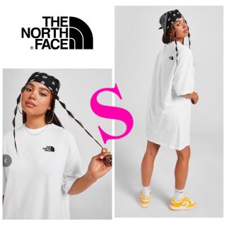 ザノースフェイス(THE NORTH FACE)の★海外限定★ The North Face T-shirt dress 白S(Tシャツ(半袖/袖なし))