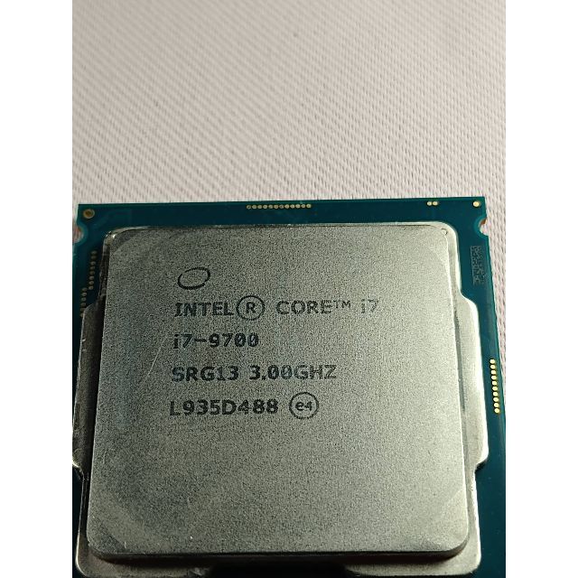 INTEL　I7-9700　 スマホ/家電/カメラのPC/タブレット(PCパーツ)の商品写真