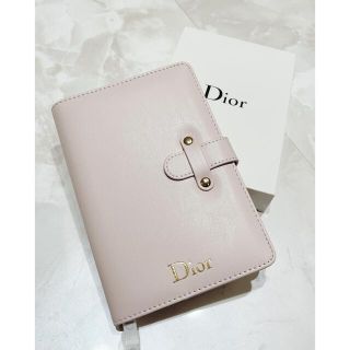 ディオール(Dior)のDior ディオール　ノート付き手帳カバー　ピンク(ノート/メモ帳/ふせん)