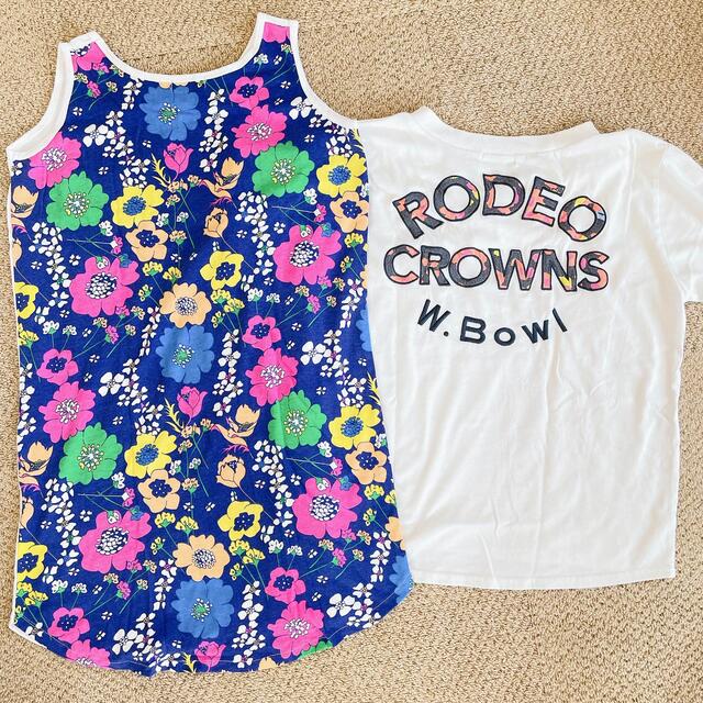 RODEO CROWNS(ロデオクラウンズ)のロデオ　まとめ売り2点 レディースのトップス(Tシャツ(半袖/袖なし))の商品写真