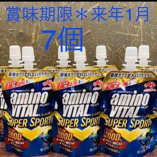 アジノモト(味の素)のアミノバイタル スーパースポーツ ゼリードリンク 7個(トレーニング用品)