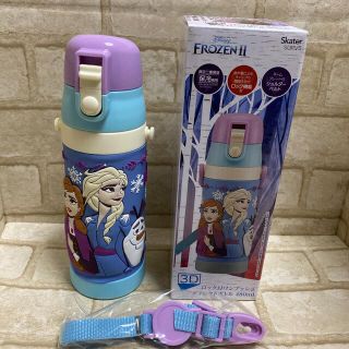 新品　アナと雪の女王2 真空二重構造ステンレスダイレクトボトル　水筒　480ml(弁当用品)