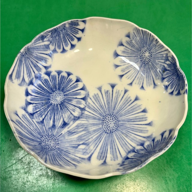 古伊万里 花模様 印判染付 膾皿 2枚【明治時代〜江戸末期】の通販 by