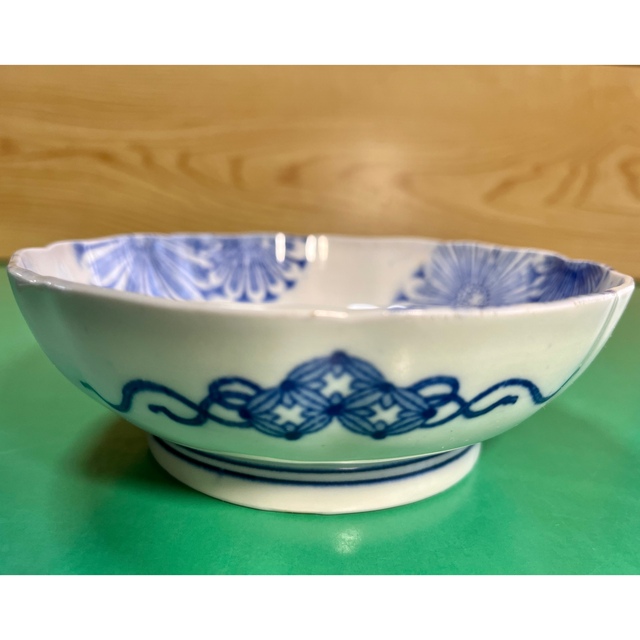 古伊万里 花模様 印判染付 膾皿 2枚【明治時代〜江戸末期】の通販 by
