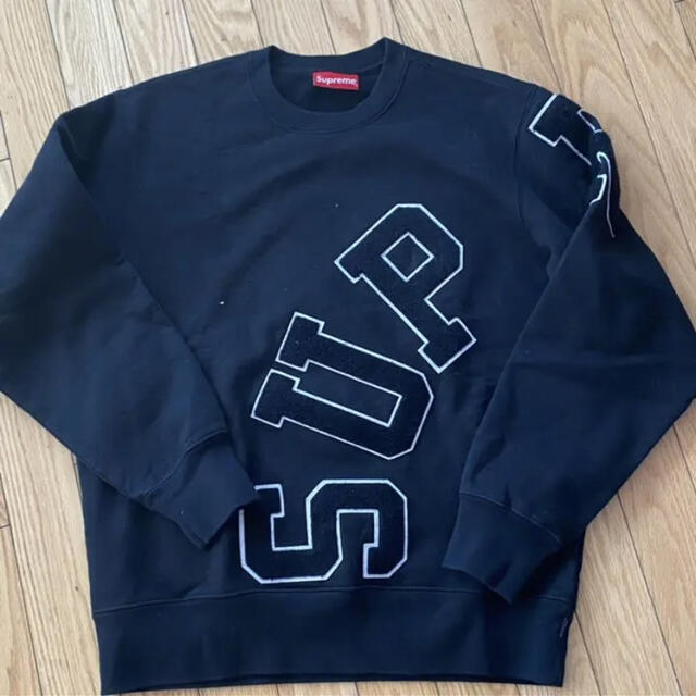 美品 Supreme Big Arc Crewneck 黒M