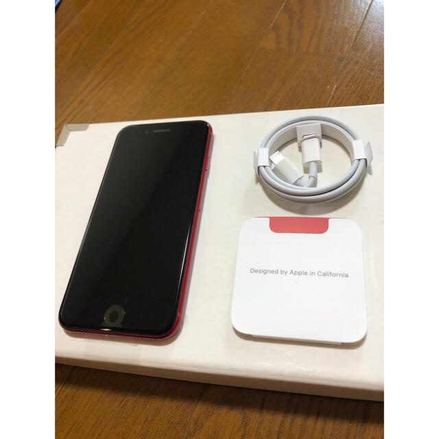 【新品未使用】iPhone SE 第2世代　プロダクトレッド SIMロック解除済 3