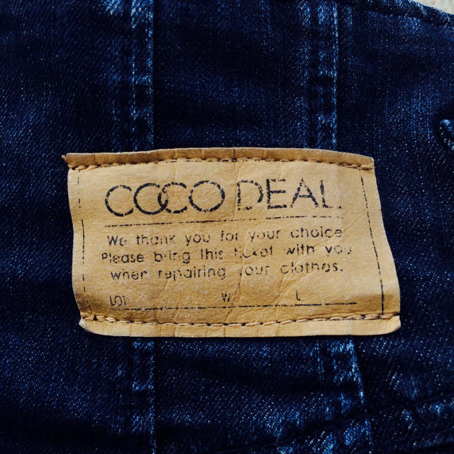 COCO DEAL(ココディール)のCOCO DEAL＊ハイウエストデニムスカート レディースのスカート(ひざ丈スカート)の商品写真