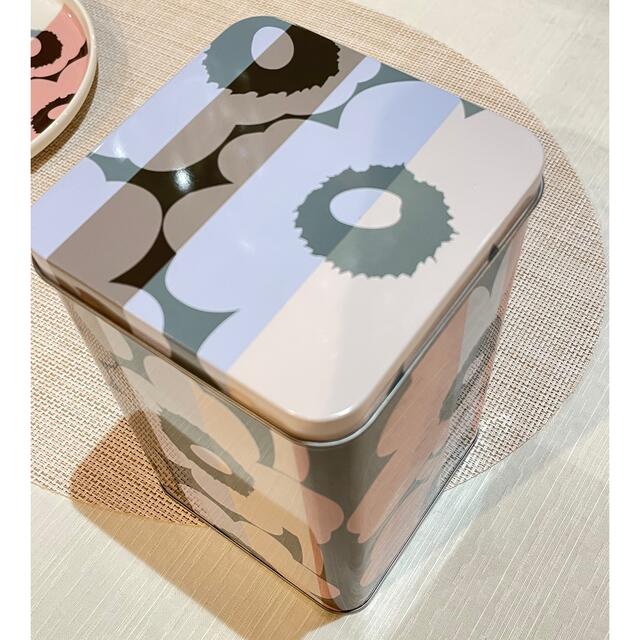 marimekko(マリメッコ)の【新品】marimekko ウニッコ　ラリー　ティン缶　小物入れ インテリア/住まい/日用品のインテリア小物(小物入れ)の商品写真