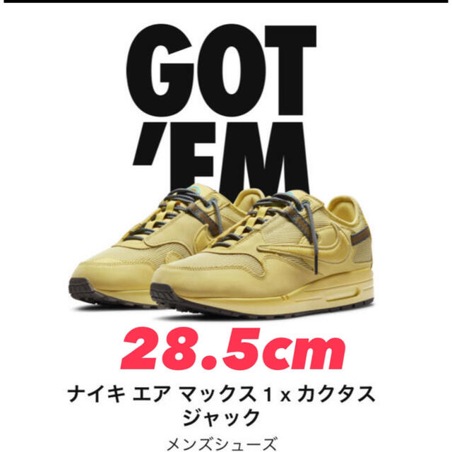 Travis Scott Nike Air Max 1 CACT.US Gold