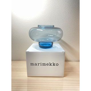 マリメッコ(marimekko)の【新品】marimekko キャンドルホルダー　花瓶(花瓶)