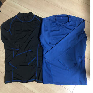 ユニクロ(UNIQLO)のユニクロ BODY TECHスポーツシャツ、ONE FIVEスポーツシャツセット(トレーニング用品)