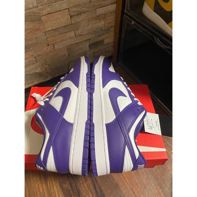 NIKE(ナイキ)のNike Dunk Low Championship Court Purple メンズの靴/シューズ(スニーカー)の商品写真