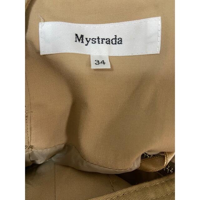 Mystrada(マイストラーダ)のマイストラーダ Mystrada ステッチタイトスカート （キャメル）34 SS レディースのスカート(ロングスカート)の商品写真