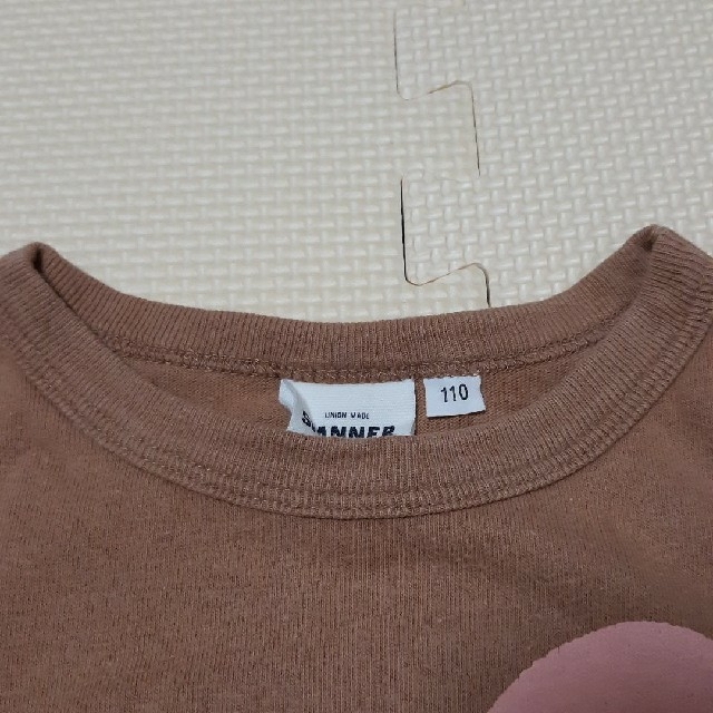 SPANNER(スパナー)のスパナー　Tシャツ　110　茶色 キッズ/ベビー/マタニティのキッズ服女の子用(90cm~)(Tシャツ/カットソー)の商品写真