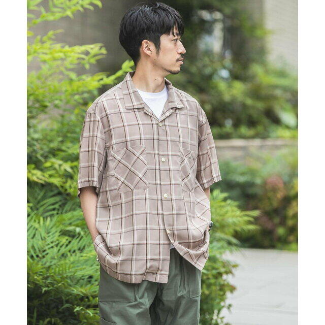 YELLOW】WORK NOT WORK Open Collar Checked Shirts | www.nuusrl.it