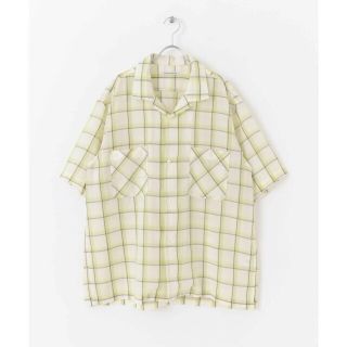 アーバンリサーチ(URBAN RESEARCH)の【YELLOW】WORK NOT WORK Open Collar Checked Shirts(シャツ)