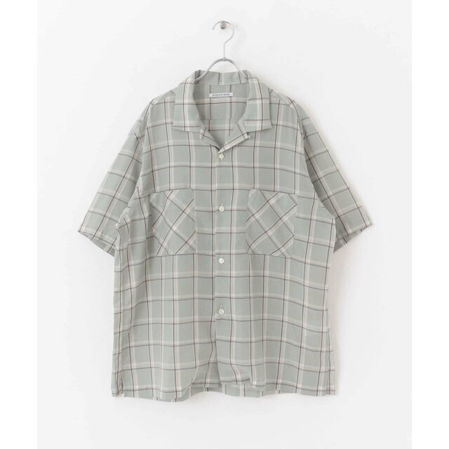 URBAN RESEARCH(アーバンリサーチ)の【MINT】WORK NOT WORK Open Collar Checked Shirts メンズのトップス(シャツ)の商品写真