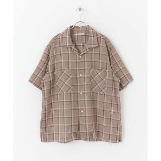 アーバンリサーチ(URBAN RESEARCH)の【L.BROWN】WORK NOT WORK Open Collar Checked Shirts(シャツ)