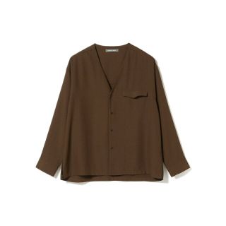 ビームスライツ(BEAMS LIGHTS)の【BROWN】BEAMS LIGHTS / ジョーゼット サイドライン カーディガン (セットアップ対応/ドライタッチ)(シャツ)