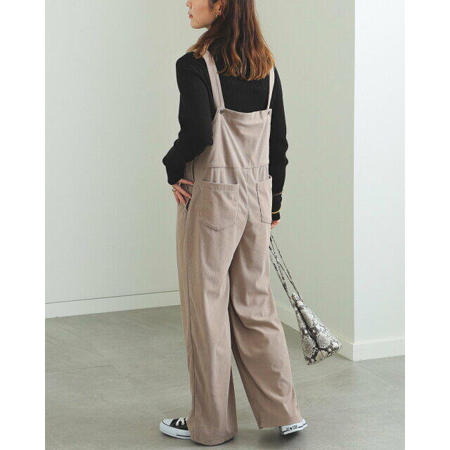 BEAMS(ビームス)の【BROWN】【S】BEAMS HEART / コーデュロイ サロペット レディースのパンツ(サロペット/オーバーオール)の商品写真