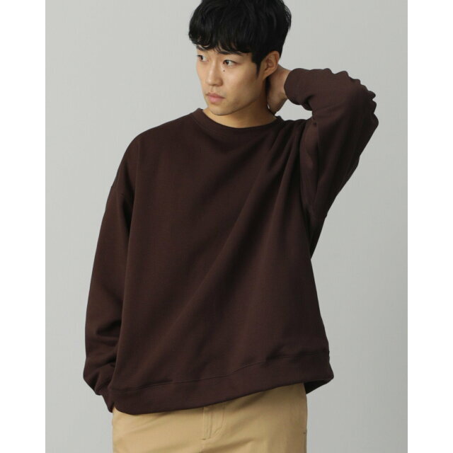 BEAMS(ビームス)の【D.BROWN】BEAMS HEART / 裏シャギー クルーネック スウェット メンズのトップス(スウェット)の商品写真