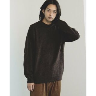 ビームス(BEAMS)の【BROWN】BEAMS HEART / シャギー クルーネックニット(ニット/セーター)