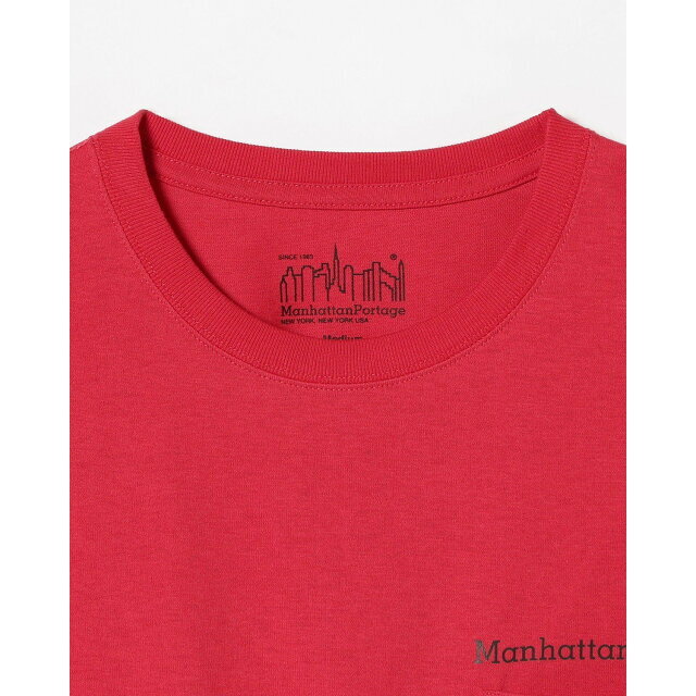 B:MING LIFE STORE by BEAMS(ビーミング ライフストア バイ ビームス)の【RED】Manhattan Portage / プリント ポケット Tシャツ メンズのトップス(Tシャツ/カットソー(半袖/袖なし))の商品写真