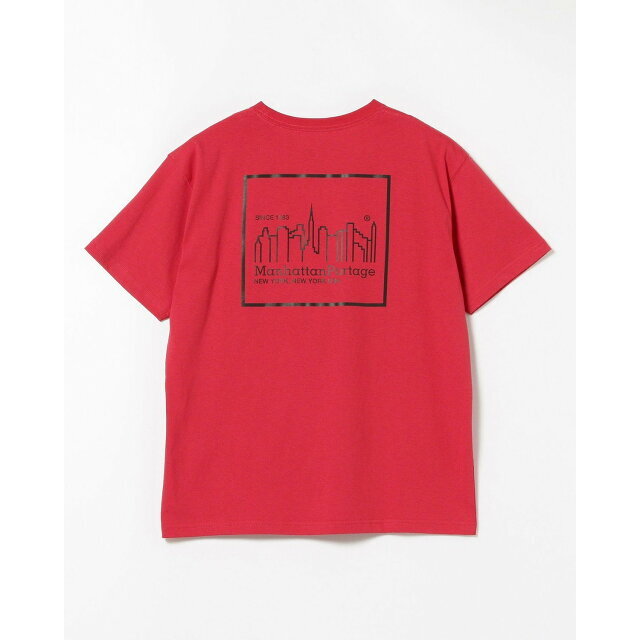 B:MING LIFE STORE by BEAMS(ビーミング ライフストア バイ ビームス)の【RED】Manhattan Portage / プリント ポケット Tシャツ メンズのトップス(Tシャツ/カットソー(半袖/袖なし))の商品写真