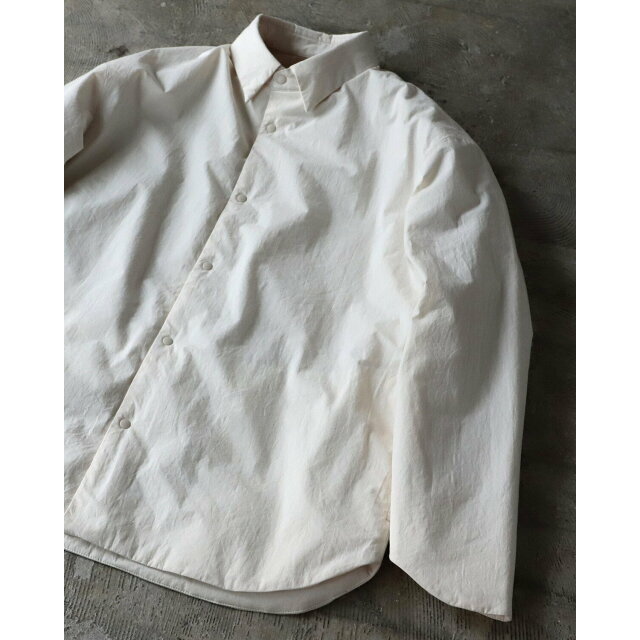 IVORY】BEAMS LIGHTS / インサレーション シャツブルゾン 2022新商品