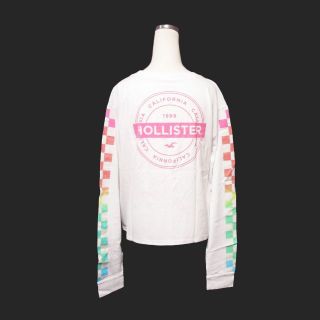 ホリスター(Hollister)の★新品★ホリスター★感光変色プリント長袖Tシャツ (White/M)(Tシャツ(長袖/七分))