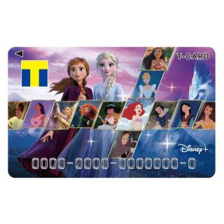 ディズニープリンセス　Tカード　Tポイントカード　14人のプリンセス集合　モバT(カード)