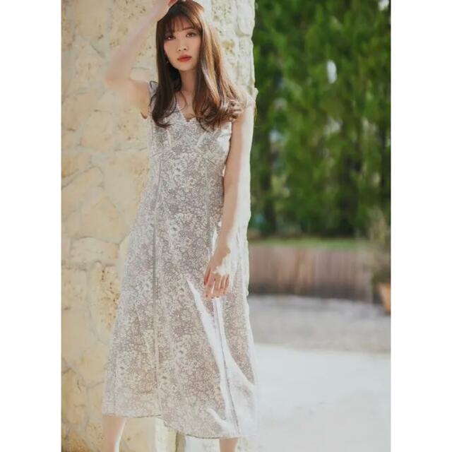 正規店仕入れの Her lip to Lace Trimmed Floral Dress